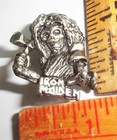 Iron Maiden Pin Vintage Collectible Old Rock Band Music Memorabilia Pinback