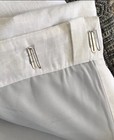 20 Pottery Barn Drapery Hooks Curtain Silver Color Metal Replacement Fast Ship