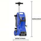 Blue Electric Pressure Washer 4800psi 3 3gpm   Includes 4 Nozzles   Foam Cannon