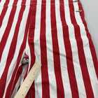Liberty Overalls Shorts Mens 42x12  Red White Blue 4th July Patriotic Stripe Usa