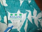 Kalani Vtg 80s 1990s Reverse Insideout Leaves Hawaiian Shirt T Beach M Made Usa