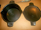 Pampered Chef 2 Quart 8 Cup Micro microwave Steamer Cooker Black