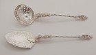 English Sterling Silver Victorian Afternoon Tea Set Cake Server Sifter Strainer
