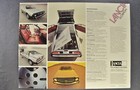1977 Lancia Scorpion Sales Brochure Sheet Excellent Original 77