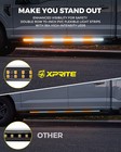 2pcs 70 Inch Running Board Lights 864 Led Emergency Strobe Light Strip Trucks