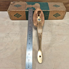 Vintage Mcm Weiser Brushed Brass Entry Door Handle Set Lock Thumb Latch Complete