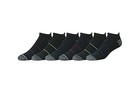 Men s Breathable Low Cut Tab Ankle Socks  Performance Zone  13-15 Black