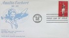 Fdc Amelia Earhart 1963 Atchison Kansas Aviation Pilot First Day Cover Scott c68