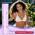 Dermave Bikini Shaver 2 0  Dual Head Electric Trimmer For Purple