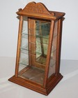 Antique Country Store Oak Counter Top Showcase Advertising Zeno Chewing Gum    