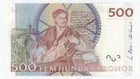 Sweden 500 Kronor 2002 Pick 66 a Unc Uncirculated Banknote Carl Xi