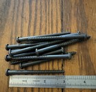 Antique Wood Screws  12 X 3    Round Head Slotted Blued American Made Free Ship