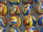 Box Of 16 Htf D a s  Superman Colors Collector Marble Set Keepers  705
