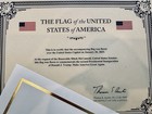Trump 2nd Inauguration Us Capital Flown Coa Signed Mitch Mcconnell Free Bonus