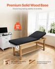 Vevor Medical Exam Table Wooden Framed Medical Exam Bed With Adjustable Backrest