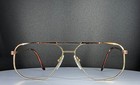 Vintage Aviator Gold Tortoise Unisex Pilot Full Rim Eyeglasses Frames Only