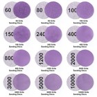 25mm Wet And Dry Sanding Discs 1 Inch Sandpaper Hook And Loop Pads 60-10000 Grit