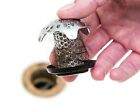 Tubshroom   Ultra Drain Protector Hair Catcher Strainer In Stainless Steel  new  