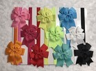 30 Pcs Mix Lots Headband Baby Infant Toddler Girls Hair Bow Headwear   3 Style  