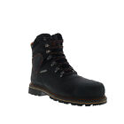 Hoss Range 60108 Mens Black Wide Leather Lace Up Work   Safety Boots
