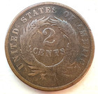 1869 Two Cent Piece Civil War Era Coin       Take Lqqk       2