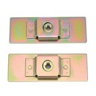 Heavy Duty Large Bear Jaw Claw Door Latches Installation Kit   Striker Bolts