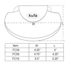 Fly Fishing Reel Cover  3 Size Avaliable  3 4   5 6   7 8   5mm Neoprene 