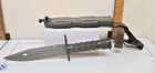 Lancay G1 M9 Military Bayonet With Scabbard And Belt Clip Excellent Condition 