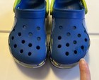 Crocs Fun Lab Clog Truck Band Child Size C11 Blue Slip On Kids Shoe See Pictures