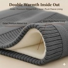 Winter Beanie Hat Scarf Gloves Headband Set     Knit Beanie  Warm Scarf  Touchsc