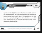 2026 Argentina Topps Now  1 Lionel Messi Retirement Card - Presale    