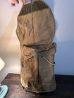 Vintage Boy Scouts Of America Canvas Backpack 50 60 s First Aid canteen cook Kit
