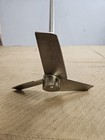 Stainless Steel 3-blade Mixing Propeller Stirrer 4 l   5 25  Blades  10 5  Diam 