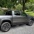 Drop Running Boards For 2005-2023 Toyota Tacoma Double Cab Blk Side Step Bcta