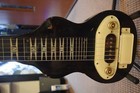 Gibson Vintage 1940 s Black Lap Steel Guitar W case Br-6