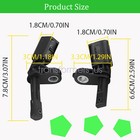 4 Abs Wheel Speed Sensor Front Rear Left   Right Fits For Audi   Volkswagen Set