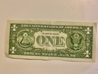 Us 1 Dollar Bill 2021 Circulated Star Note Low Serial Number Error Last 2 Raised