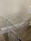 2x Acrylic Slatwall Display Cases Lockable Shelf Showcase Storage Box 15x10x5