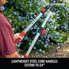 Corona Hs 3344 Comfortgel Extendable Hedge Shear 9-inch Blade Red