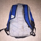 Under Armour Large Colorblock Backpack Zip Padded Pockets Blue black gray