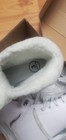 Jackson Ultima Softskate Womens girls Figure Ice Skates  White fleece - Size 3