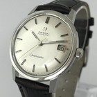 1966  Omega Seamaster Ref 166 002 Automatic Date Vintage Dial Steel Swiss Watch