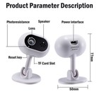 New 1080p Baby Monitor Wifi Ip Home Security Camera Two Way Talk Cctv Camera