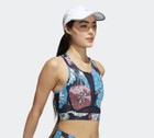 Adidas Women   s Run Medium-support International Day Aop Bra Sz  Xsac New Hh9095