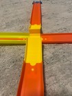Hot Wheels Track Builder System Crash Zone 4 Way Intersection Gravity Drop Lot