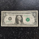 Fw Duplicate Serial Number Star Note B 00096461     One Dollar  1 Bill Error 2013