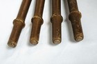 Vintage Solid Wood 29 25  Turned Table Legs  Set Of 4 Reclaimed Salvage