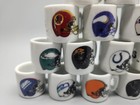Vtg Nfl Football Teams Mini Ceramic Coffee Mugs Team Logo Cups-lot Of 19