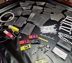 Vintage 1985 Super Speed Firebird Road Race Set Slot Car Battery Operated Track