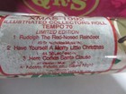 Qrs Player Piano Roll  Illustrated Collectors Roll Xmas 1992 4 Selections 292